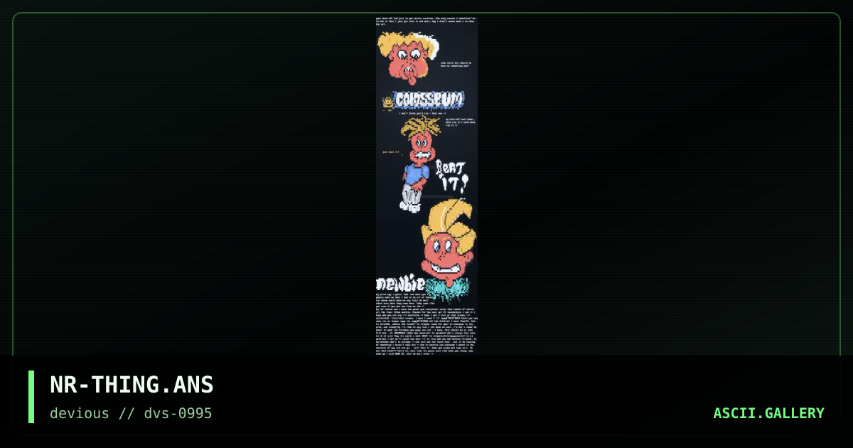 Nero's Thingamagiggy, by nero, 1995