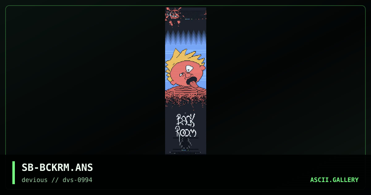 SB-BCKRM.ANS, by skyblazer, 1994
