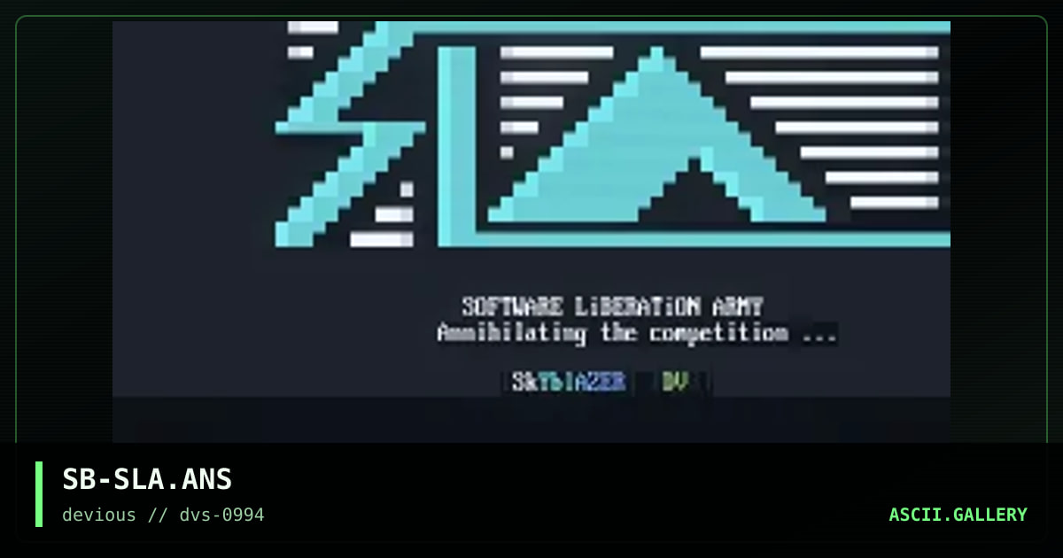 SB-SLA.ANS, by skyblazer, 1994