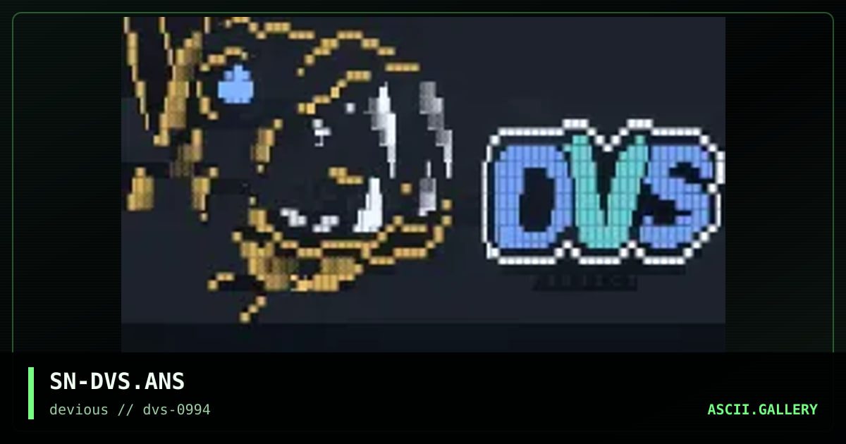SN-DVS.ANS, by untagged, 1994