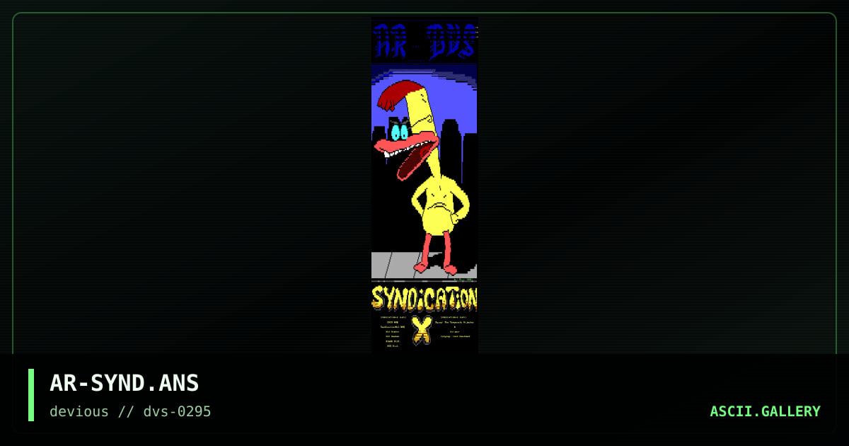 Syndication-X, by axl rose, 1995