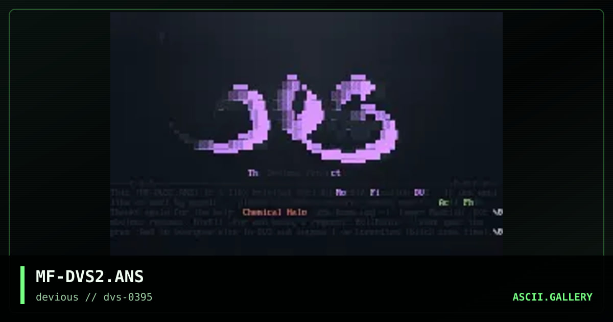 DVS logo, by morbid fixation, 1995