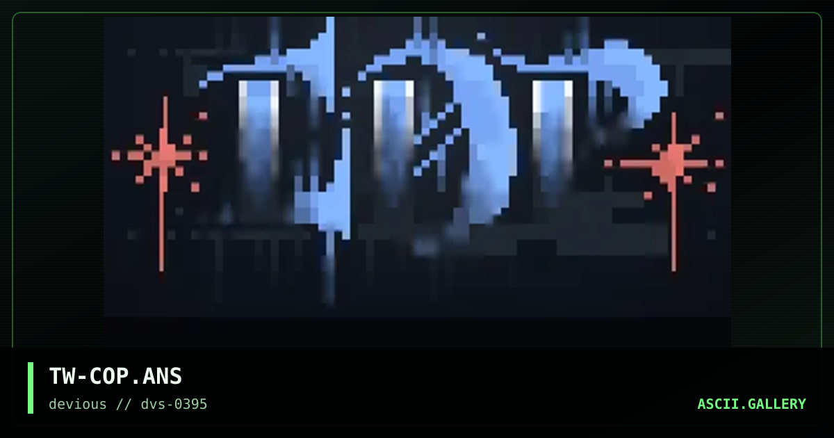 COP Logo, by twister, 1995