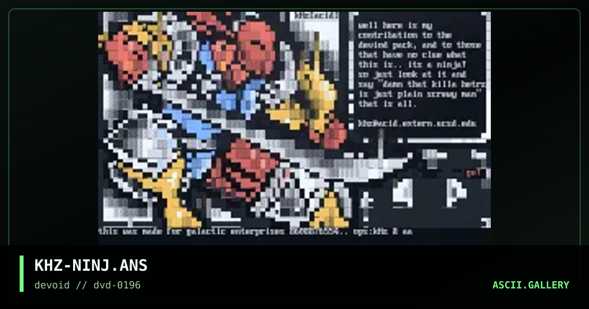 Galactic Enterprises, by killa hertz, 1996