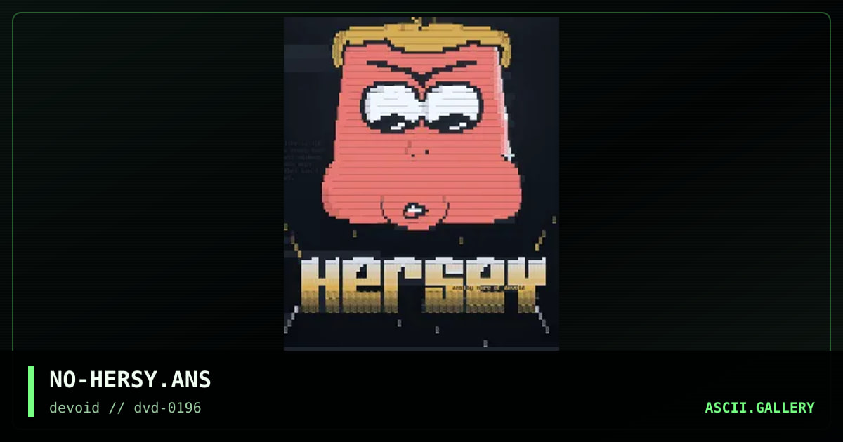 Hershey, by nero, 1996