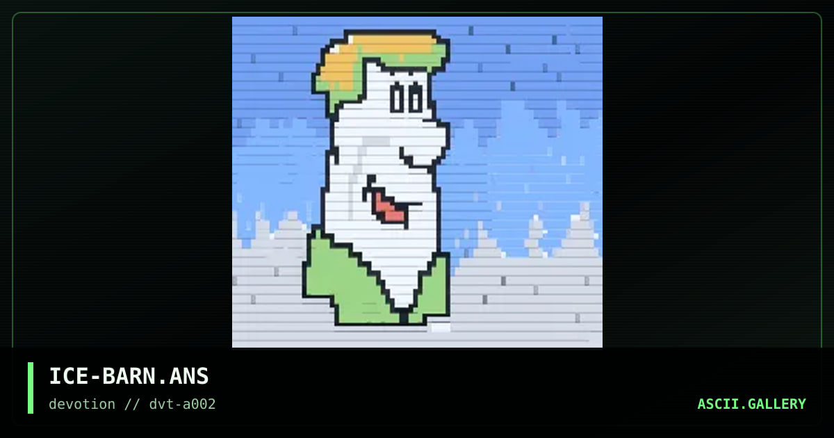 ICE-BARN.ANS, by iceman, 1996