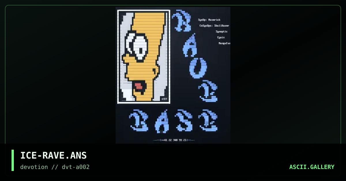 ICE-RAVE.ANS, by iceman, 1996