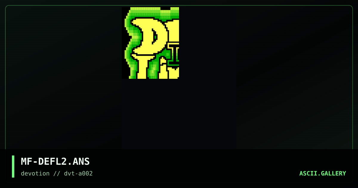 MF-DEFL2.ANS, by mangafan, 1996