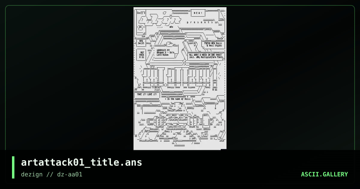 artattack01_title.ans, by untagged, 2015