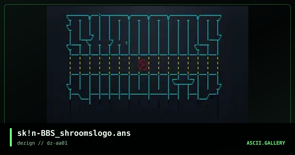 sk!n-BBS_shroomslogo.ans, by skin, 2015