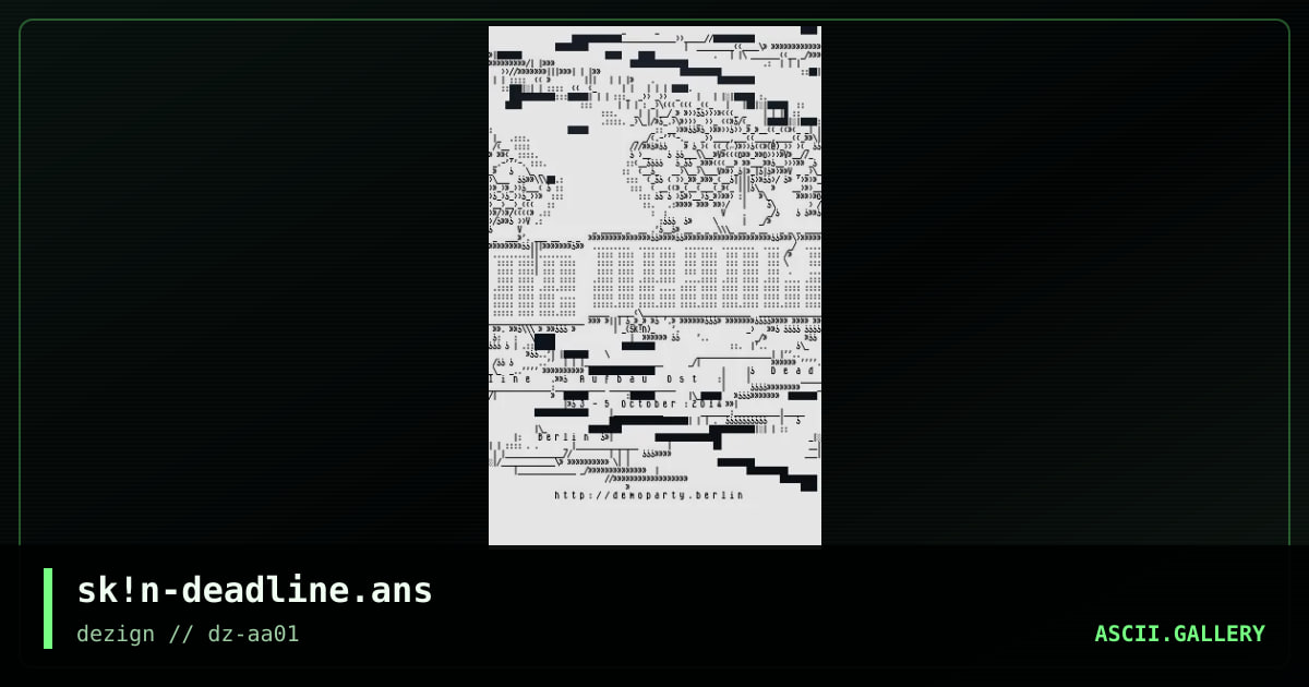 sk!n-deadline.ans, by skin, 2015
