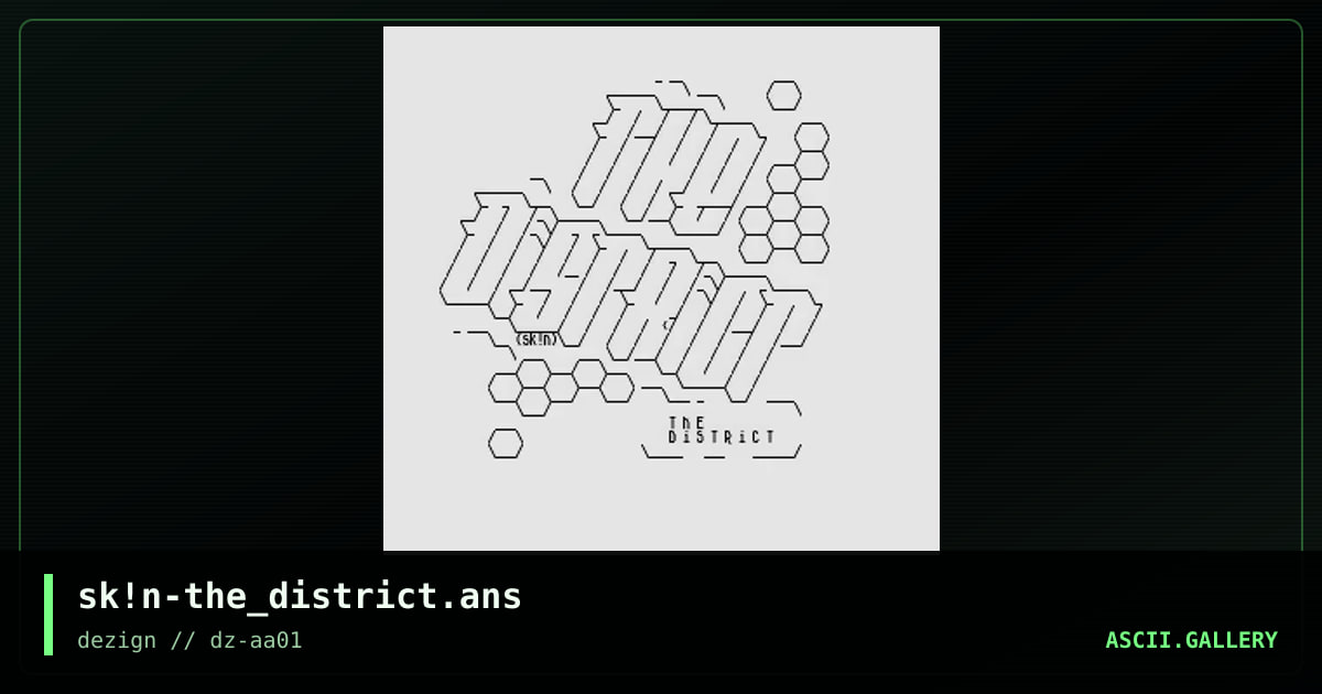 sk!n-the_district.ans, by skin, 2015