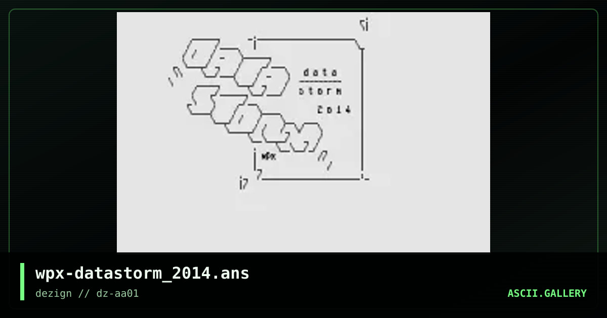 wpx-datastorm_2014.ans, by weapon x, 2015