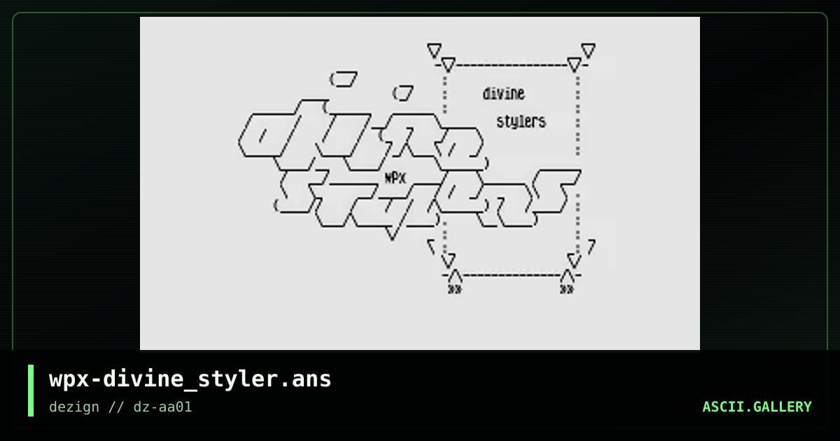 wpx-divine_styler.ans, by weapon x, 2015