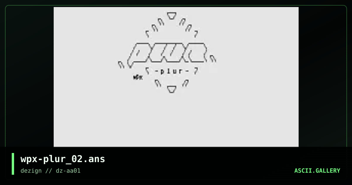 wpx-plur_02.ans, by weapon x, 2015