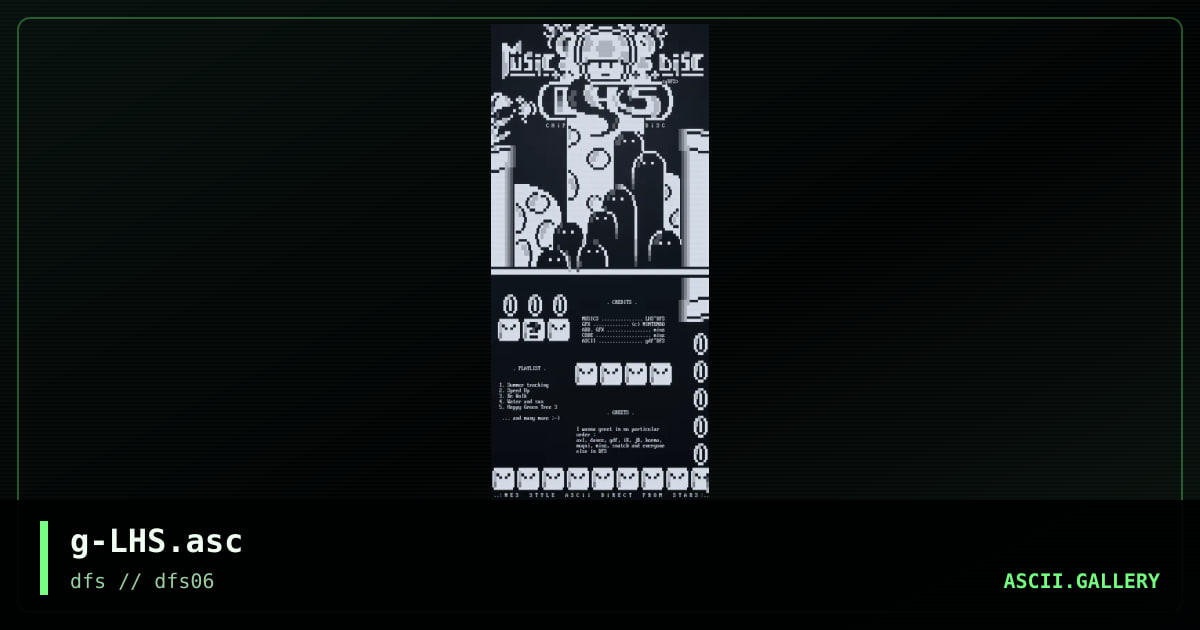 g-LHS.asc, by gdfs, 2006
