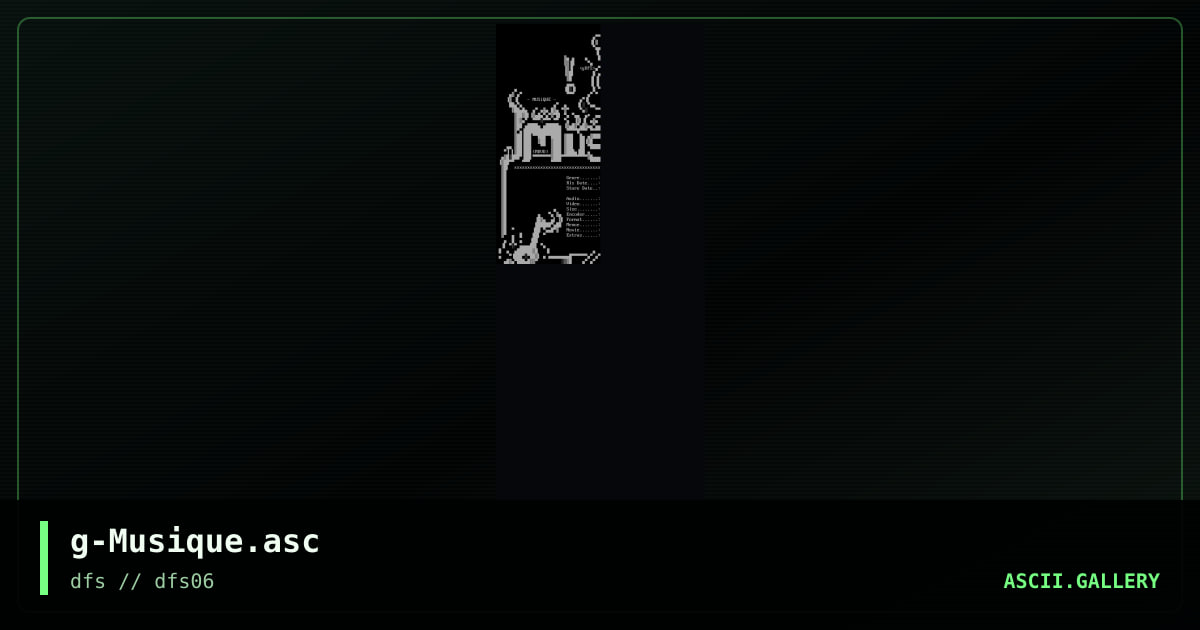 g-Musique.asc, by gdfs, 2006