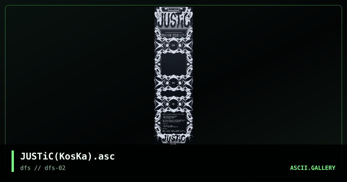 JUSTiC(KosKa).asc, by untagged, 2003