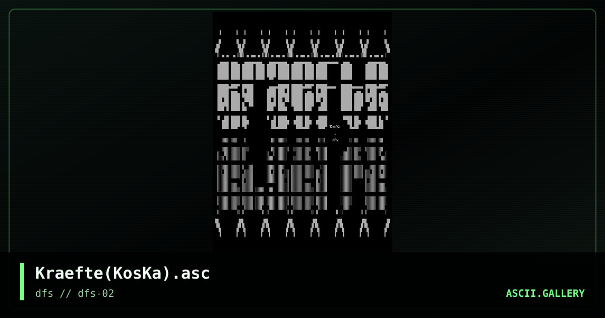 Kraefte(KosKa).asc, by untagged, 2003