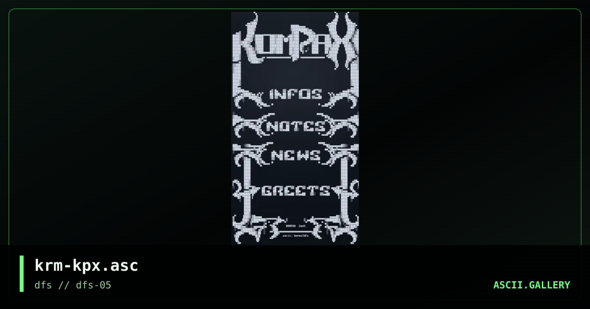 krm-kpx.asc, by untagged, 2005