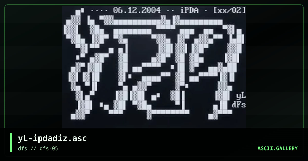 yL-ipdadiz.asc, by untagged, 2005