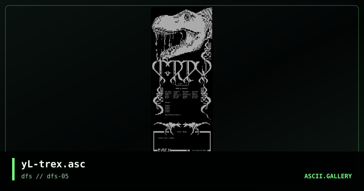 yL-trex.asc, by untagged, 2005