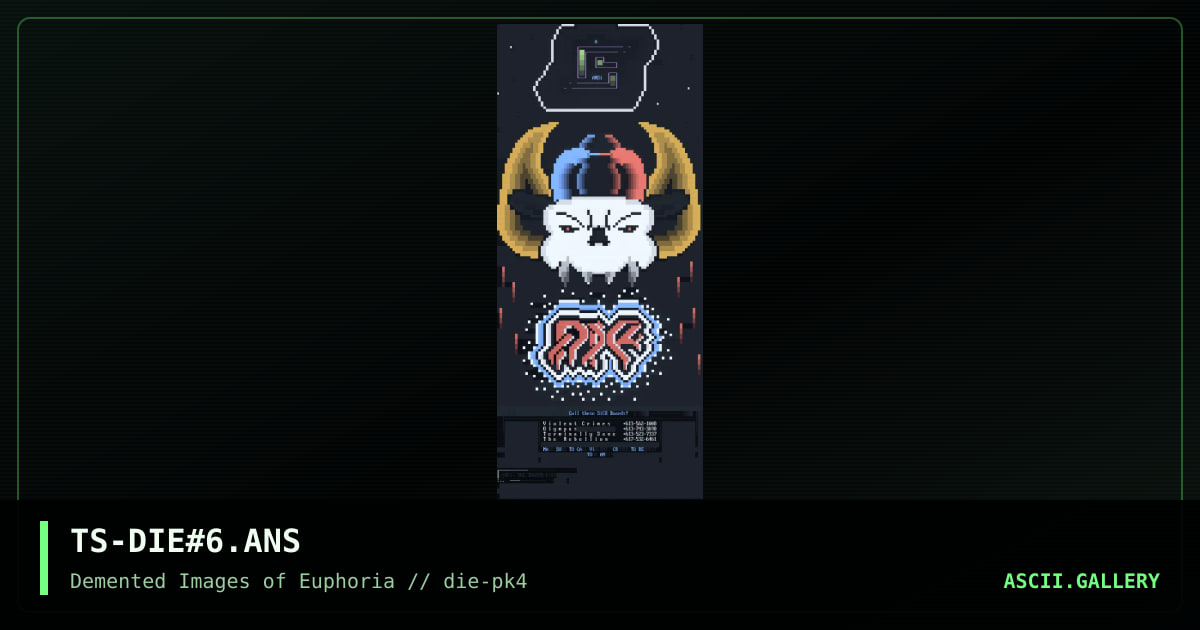 TS-DIE#6.ANS, by the shamen, 1993