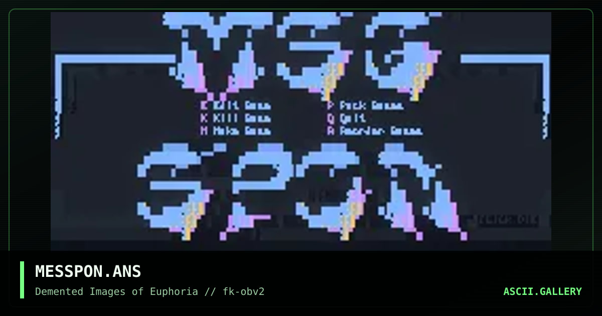 MESSPON.ANS, by flick, 1994