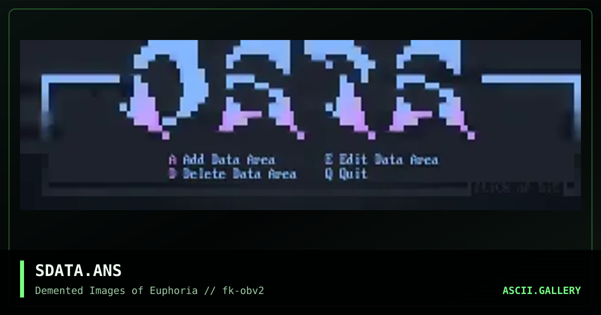 SDATA.ANS, by flick, 1994