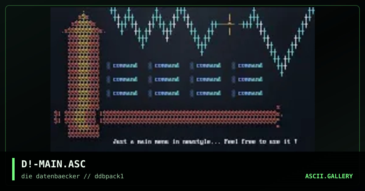 a mainmenu..., by dipswitch, 1997