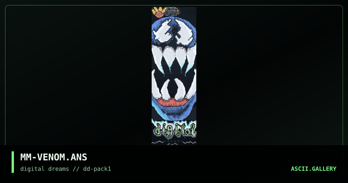 MM-VENOM.ANS, by mental midgit, 1996