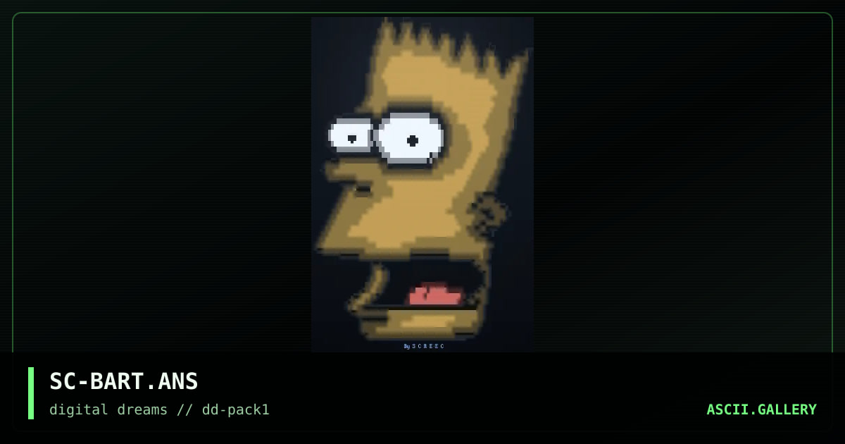 SC-BART.ANS, by screec, 1996