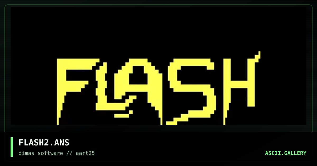 FLASH2.ANS, by unknown, 1993
