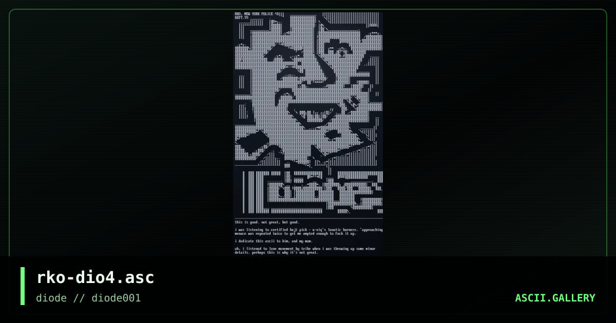 rko-dio4.asc, by rick zero, 1999