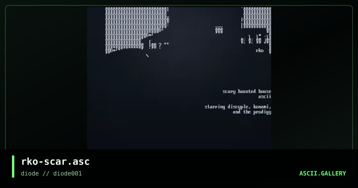 rko-scar.asc, by rick zero, 1999