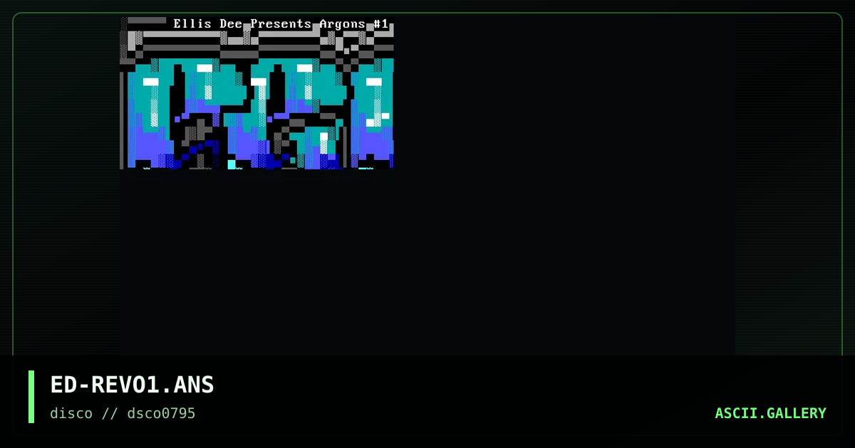 Revolt, by ellisdee, 1995