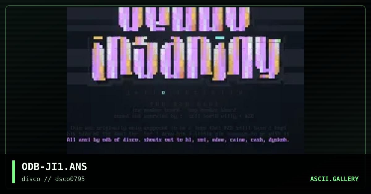 Jello Insanity, by ol dirty bastard 1, 1995