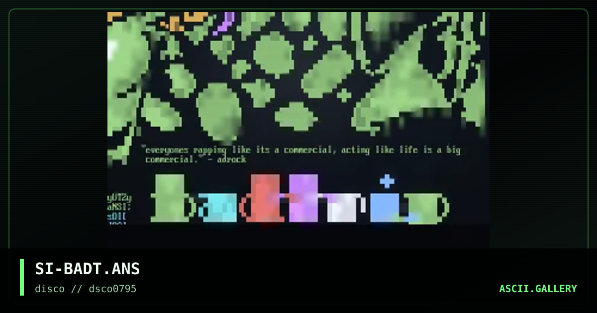 Bad Trip, by spirit of illusion, 1995