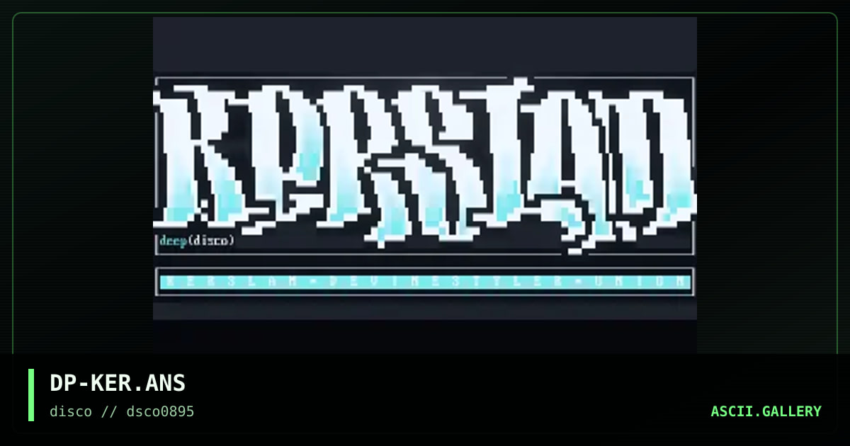 Kerslam!, by deep, 1995