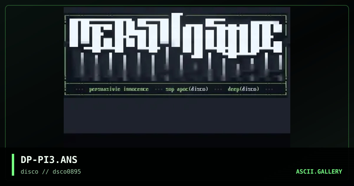 Persuasive Innocence, by deep, 1995