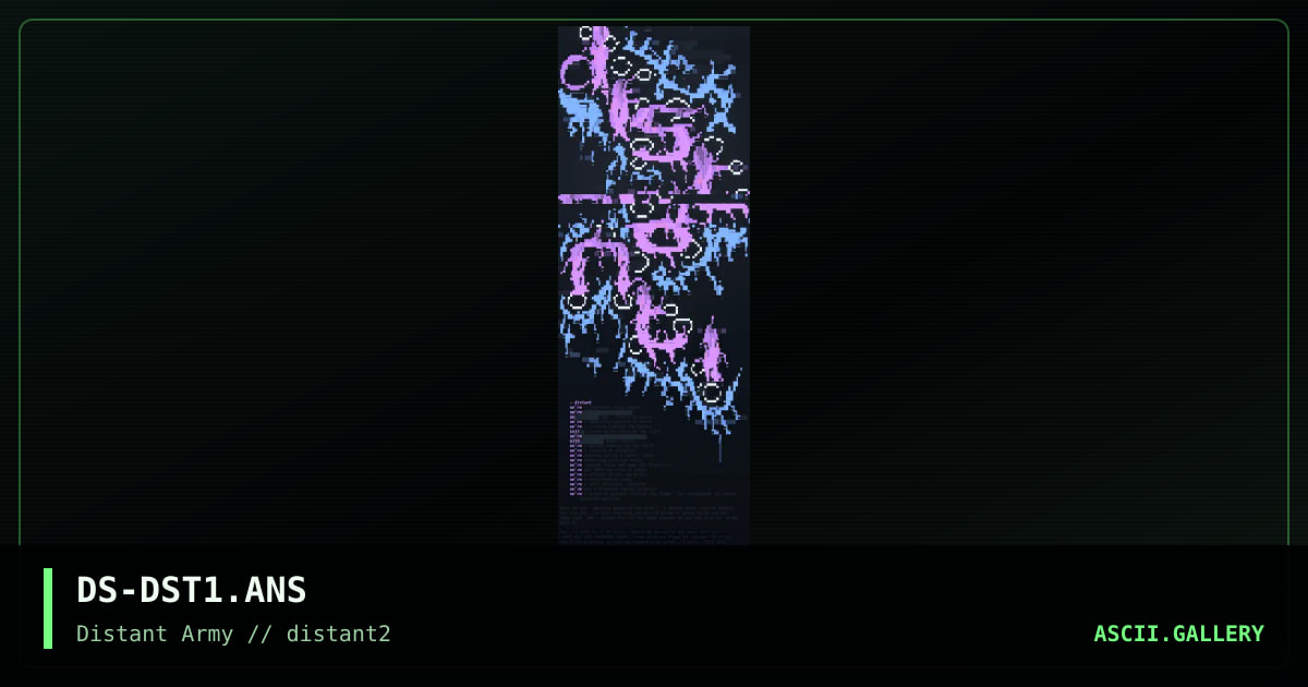 distant promo #1, by deceased squirrel, 1998