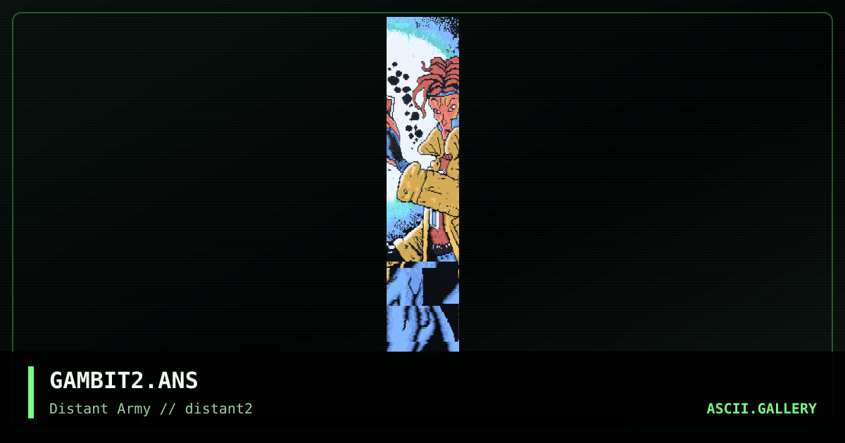 GAMBIT2.ANS, by iseilice, 1998