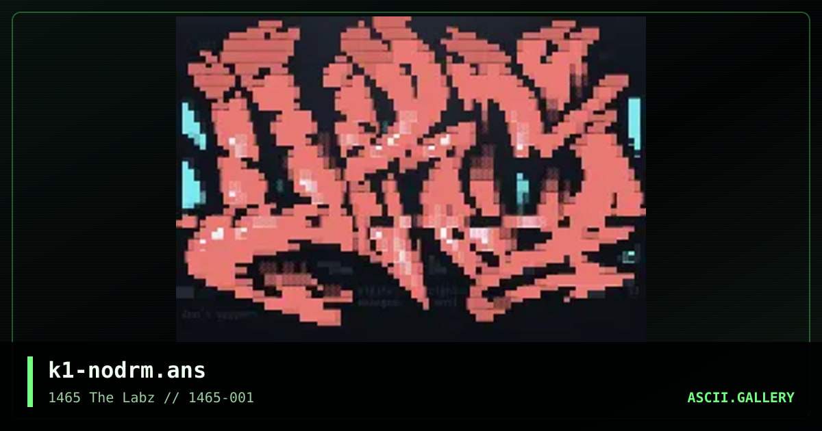 k1-nodrm.ans, by knocturnal, 2007