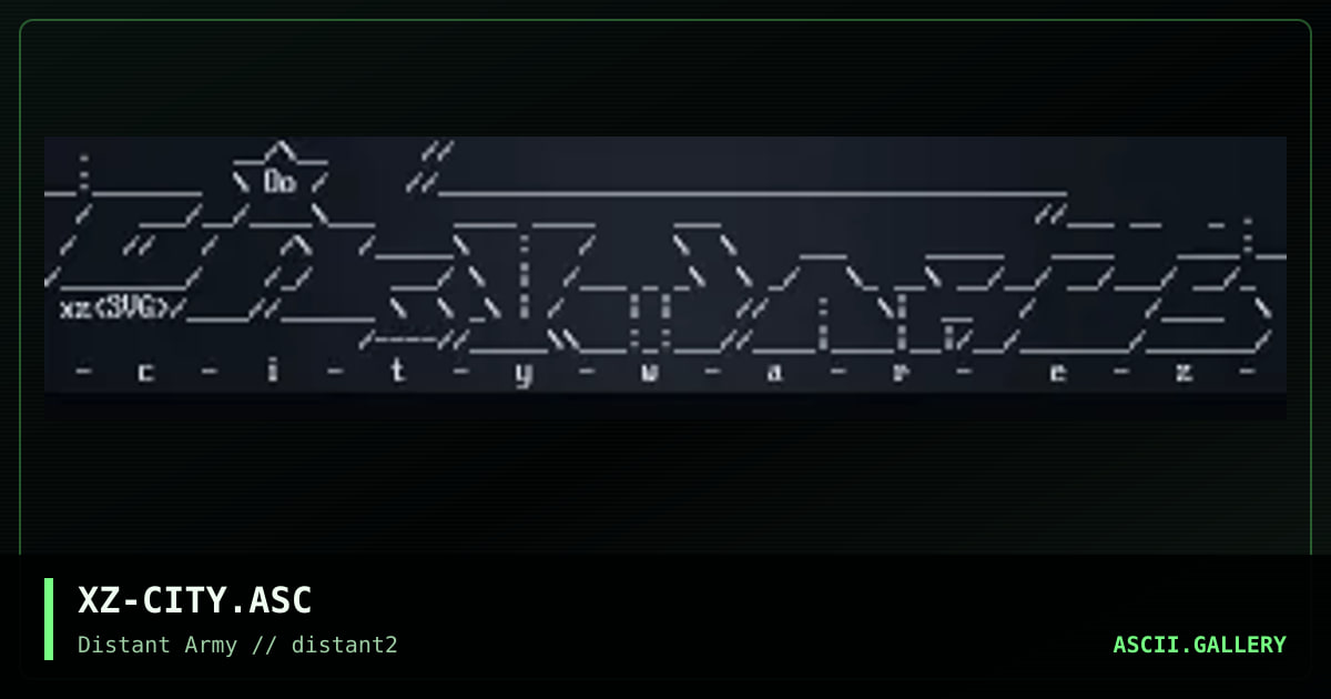 "City Warez", by xzip, 1998