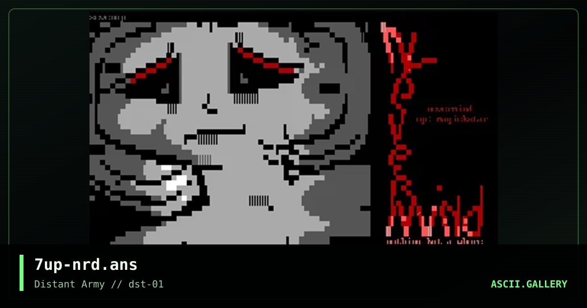 7up-nrd.ans, by sevenup, 1998