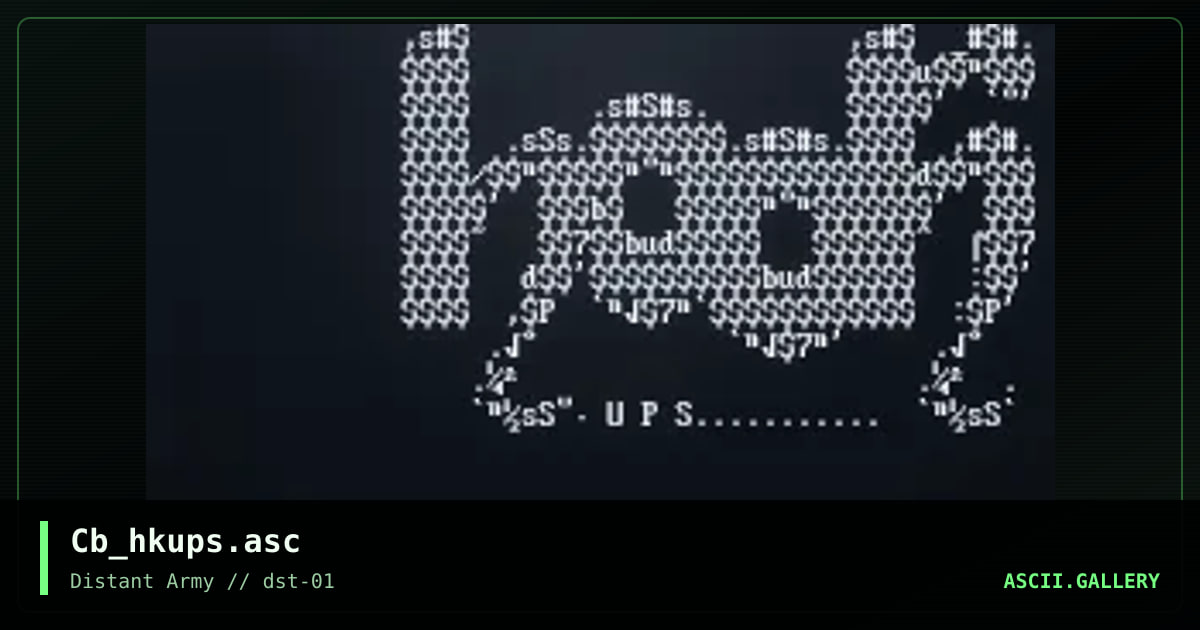 Cb_hkups.asc, by cyber bob, 1998