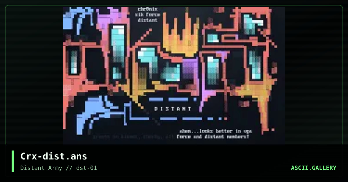 distant logo, by chronix, 1998