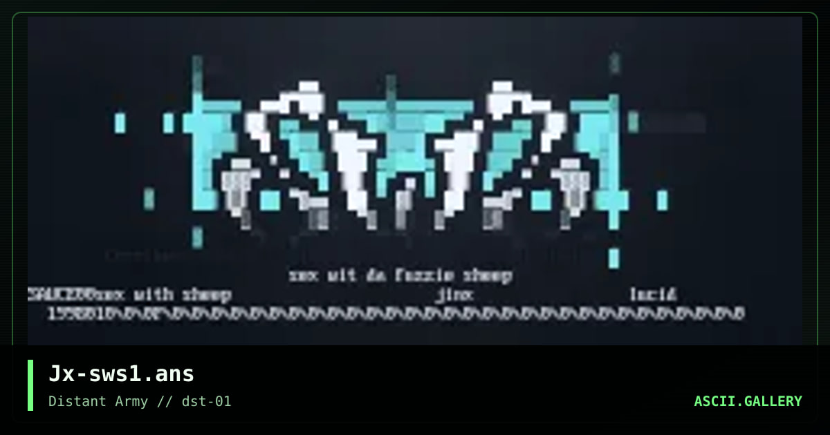 Jx-sws1.ans, by jinx, 1998