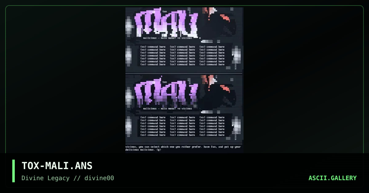 malicious!, by toxix, 1998