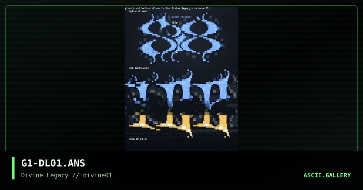 ansi collection - 01, by gloss, 1998